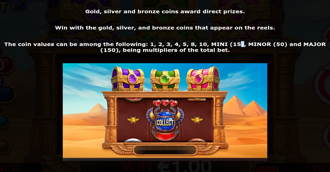 triple jewel of egypt paytable paytable