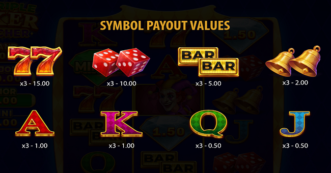 triple joker catcher paytable paytable