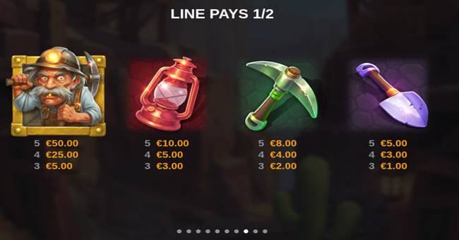 triple nugget trail hold and win paytable 1 paytable