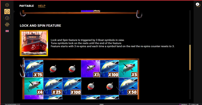 tuna overload multiplier paytable 2 paytable