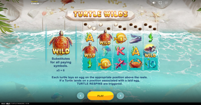 turtle paradise paytable 3 paytable