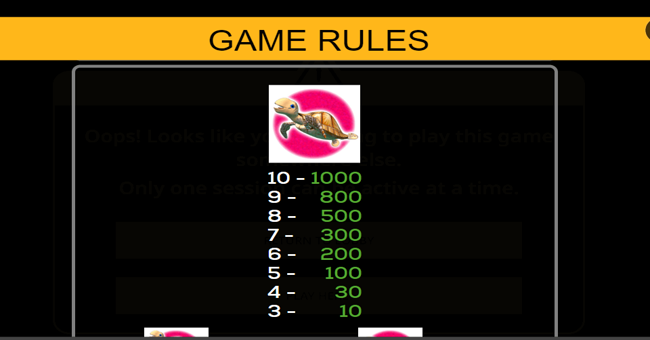 twin win paytable 2 paytable