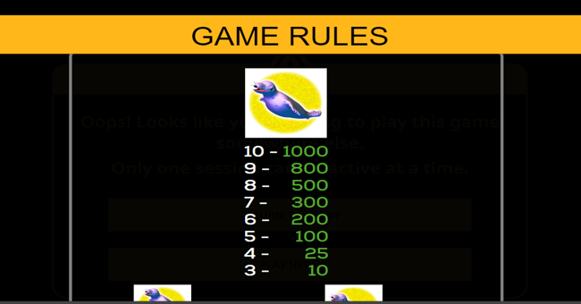 twin win paytable 4 paytable
