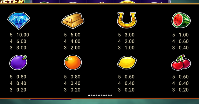 twister fortunes hold and win paytable paytable