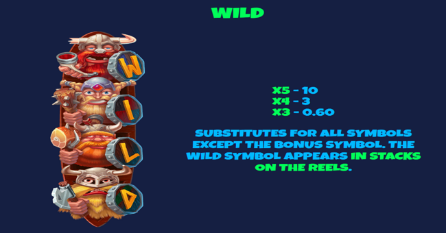 vikings wild cash paytable 2 paytable