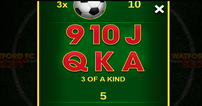 watford fc slot paytable 3 paytable