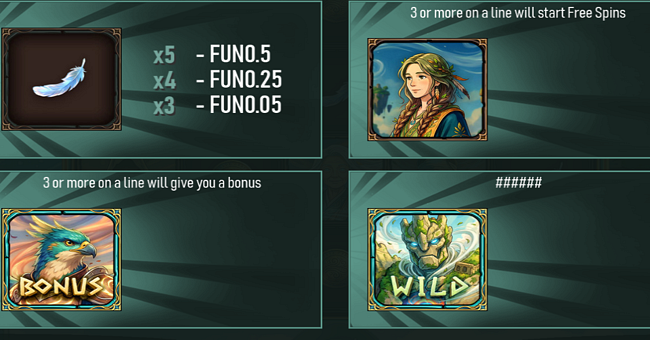 whisper wind paytable 3 paytable