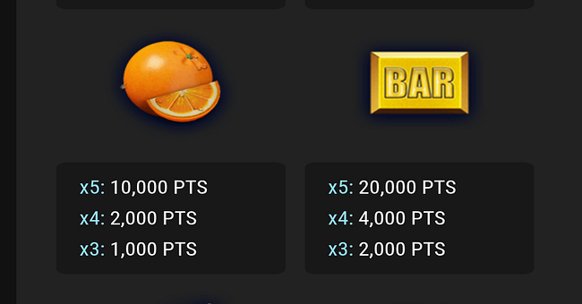 wild 4th fruits paytable 3 paytable