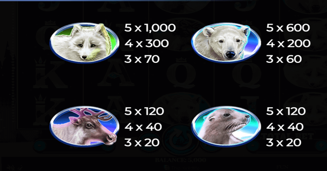 wild penguin paytable 1 paytable