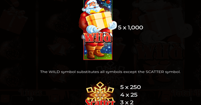 wild santa paytable 1 paytable