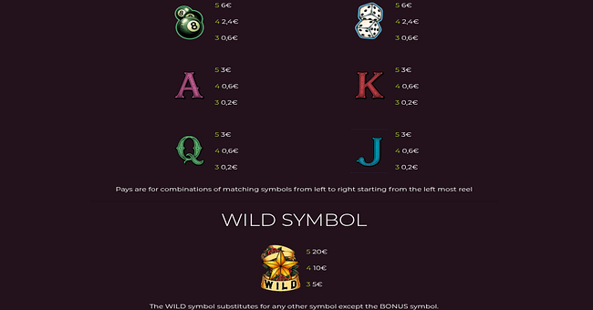 wild tattoos paytable 2 paytable