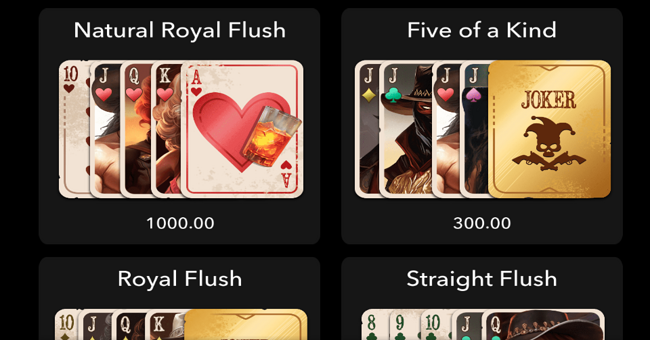 wild wild bet paytable 1 paytable