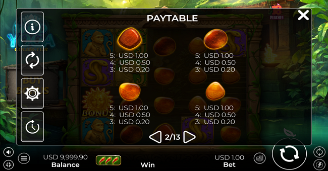 wild yoga collector paytable 2 paytable