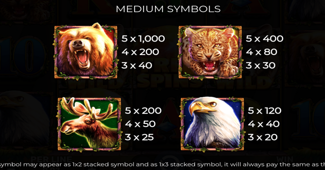 wolf fang eclipse paytable 1 paytable