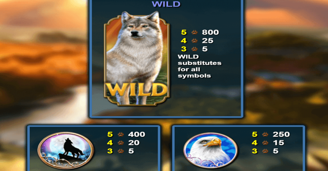 wolfpack pays paytable 1 paytable