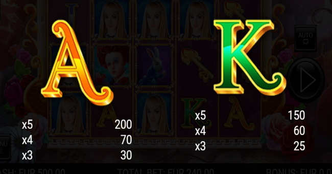 wonderland paytable4 paytable