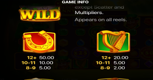 x1000 golden penny 2 paytable 1 paytable