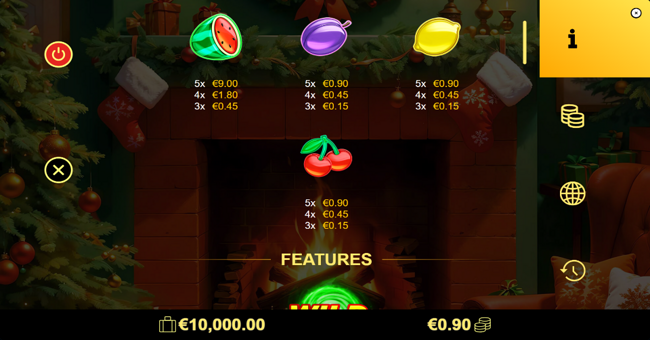 xmas invaders paytable 2 paytable