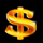 10 shining diamond scatter 1 symbol icon