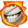 12 burning baseballs scatter 4 symbol icon