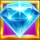 15 diamonds scatter symbol icon