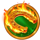 3 buffalos fireshoe green scatter symbol icon