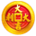3 coin golden peacock red scatter symbol icon