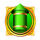 3 combo lucky crackers green scatter symbol icon
