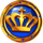 3 crown coins scatter 2 symbol icon
