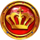 3 crown coins scatter 4 symbol icon