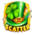 3 leprechaun charms scatter symbol icon