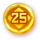 3 lucky monkeys hold and win scatter symbol icon
