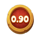 3 lucky nuggets scatter symbol icon