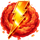 3 orbs of zeus red scatter symbol icon