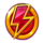 3 power coins running wins scatter 3 symbol icon