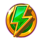 3 power coins running wins scatter 5 symbol icon