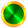 3 royal diamonds green scatter symbol icon