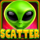 3 wild aliens scatter symbol icon