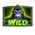 3 wild gorillas green wild scatter symbol icon