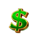40 money tree lucky coin scatter symbol icon