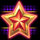 40 sevens red star symbol icon