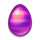 4 easter eggs pots purple egg scatter symbol icon