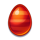 4 easter eggs pots red egg scatter symbol icon