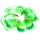 4 supercharged clovers super wheel green scatter symbol icon