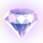 777 blazing 3 golden silver diamond scatter symbol icon