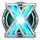 777 blazing 4 blitz power x scatter symbol icon