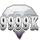777 blazing hold and win symbol scatter 1 icon