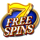 777 money strike blue scatter symbol icon
