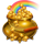 9 pots of gold scatter symbol icon