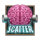 bizarre scatter brain symbol icon